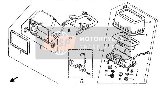 Honda TRX400FW FOURTRAX FOREMAN 2002 Mètre pour un 2002 Honda TRX400FW FOURTRAX FOREMAN