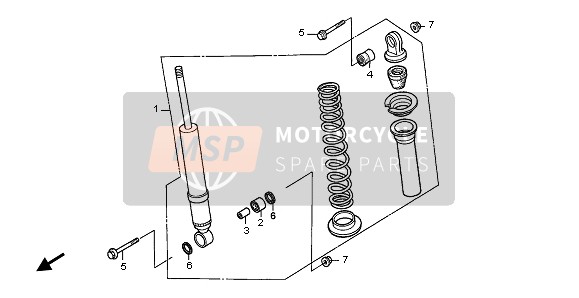 Honda TRX450FE FOURTRAX FOREMAN ES 2002 Coussin avant pour un 2002 Honda TRX450FE FOURTRAX FOREMAN ES