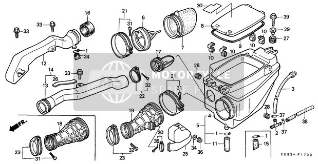 17227HC0000, Tube Vinyle,  11X15X45, Honda, 1