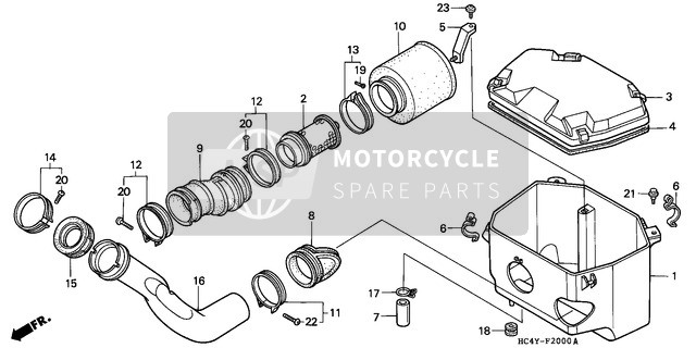 Honda TRX300 1992 Luftfilter für ein 1992 Honda TRX300