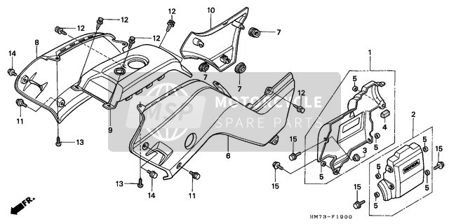 Honda TRX400FW 1999 Body Cover for a 1999 Honda TRX400FW