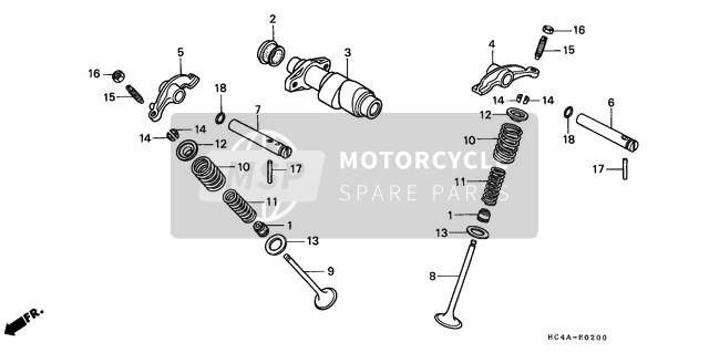 14761HC4003, Spring, Valve Inner, Honda, 0