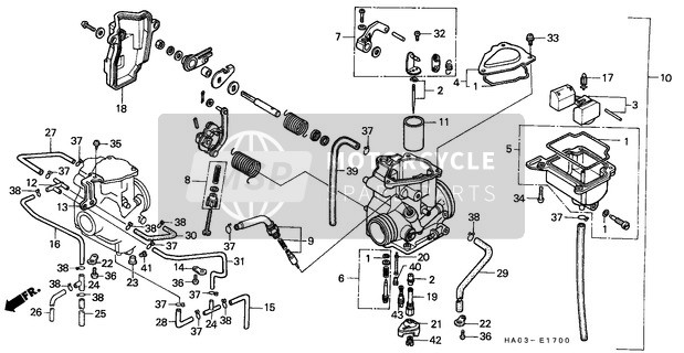 99103MA40380, Jet,Slow,#38, Honda, 1