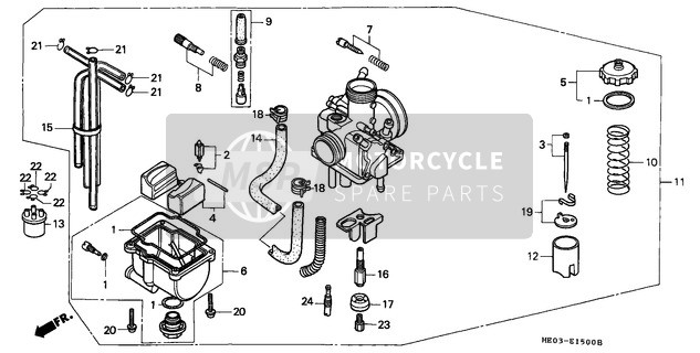 93500040160H, Screw, Pan, 4X16, Honda, 0