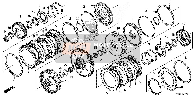 Kupplung ( TRX420FA1/ FA2)