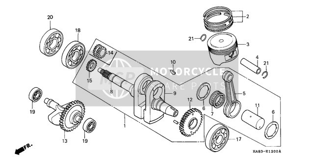 91002HA0008, Bearing, Radial Ball, 36, Honda, 1