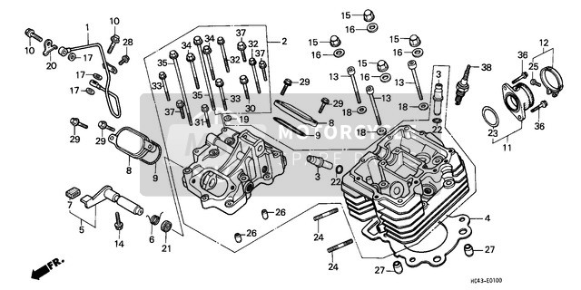 16219HC4000, Fascetta Isolatore, Honda, 3