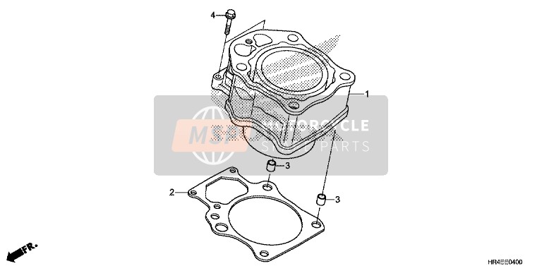 Honda TRX500FM2 2016 Cylinder for a 2016 Honda TRX500FM2