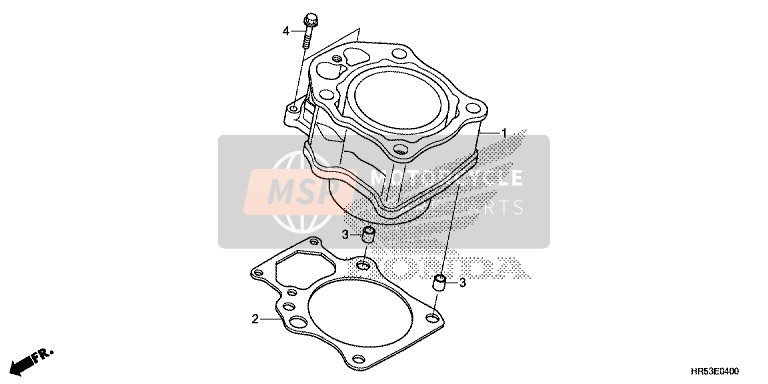 Honda TRX500FM5 2016 Cylinder for a 2016 Honda TRX500FM5