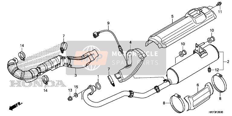 36531HR3A22, Sensor, Oxygen (Ngk), Honda, 1