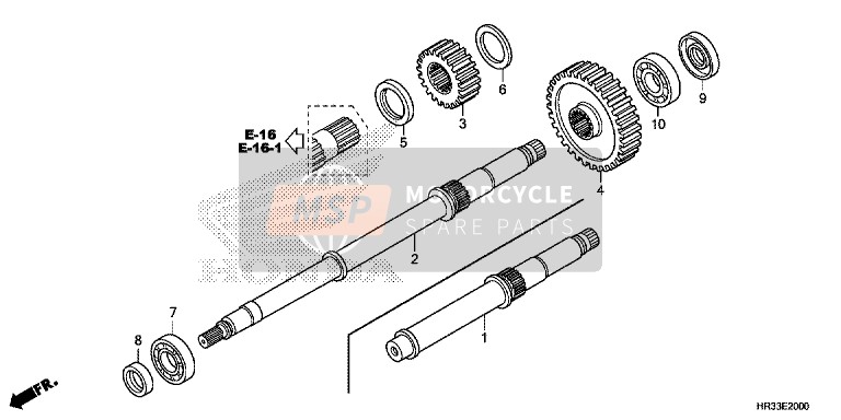 Honda TRX420FA2 2014 Final Shaft for a 2014 Honda TRX420FA2