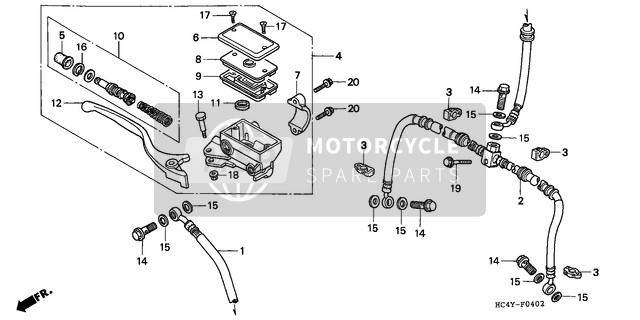 FR. Brake Master Cylinder