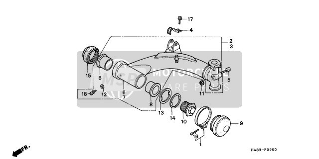 9501860250, Band, LUFTFILTER-, Honda, 2