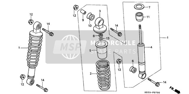 51403VM5003, Metal, Upper, Honda, 3