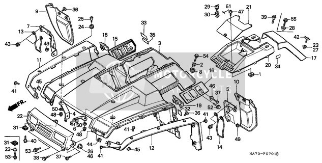 90201HA7670, Nut,Collar, Honda, 2