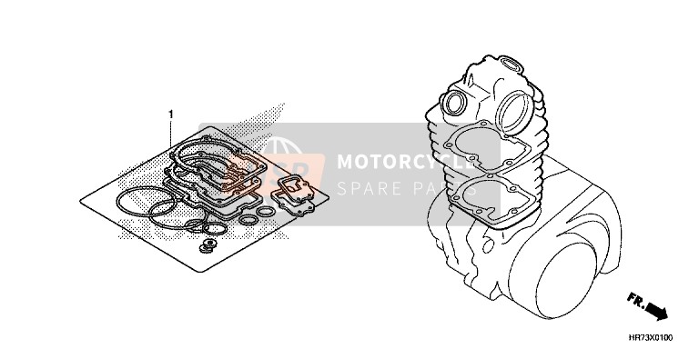 Honda TRX420FA6 2015 Gasket Kit A for a 2015 Honda TRX420FA6
