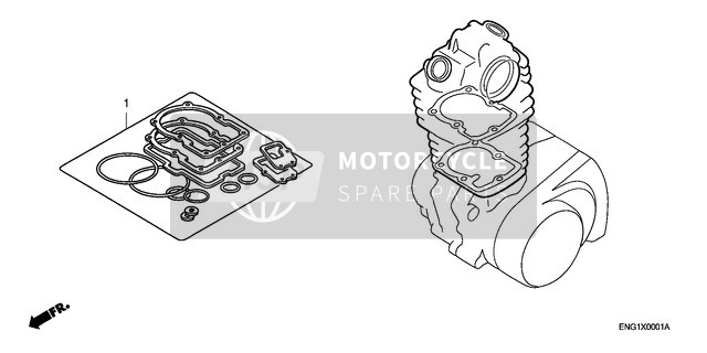 Honda TRX400FW 1997 Gasket Kit A for a 1997 Honda TRX400FW