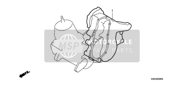 Honda FL400R 1989 Gasket Kit B for a 1989 Honda FL400R