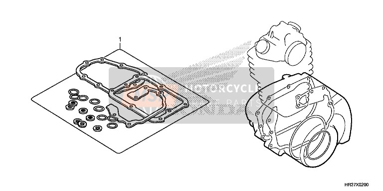 Honda TRX420FA1 2016 Trousse de Mixte B pour un 2016 Honda TRX420FA1