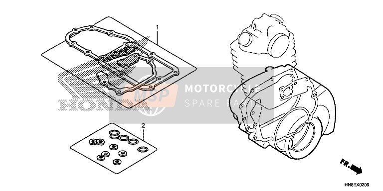 Honda TRX680FA 2014 Gasket Kit B for a 2014 Honda TRX680FA