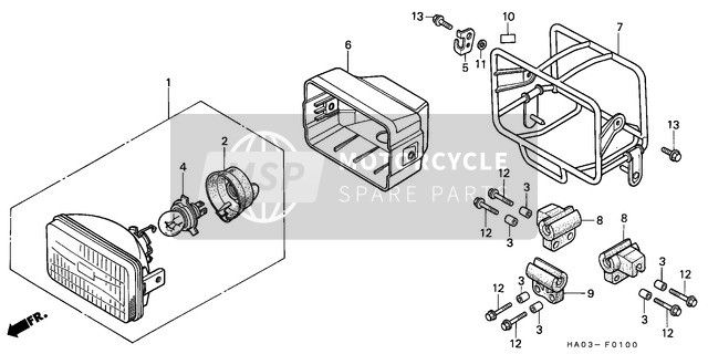 957010802207, Bolt, Flange, 8X22, Honda, 0