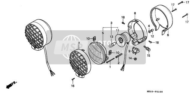 33117415003, Nut, Beam Adjusting (Stan, Honda, 0