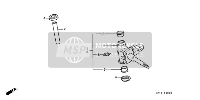 51215VM6003, Bush, Kingpin, Honda, 1