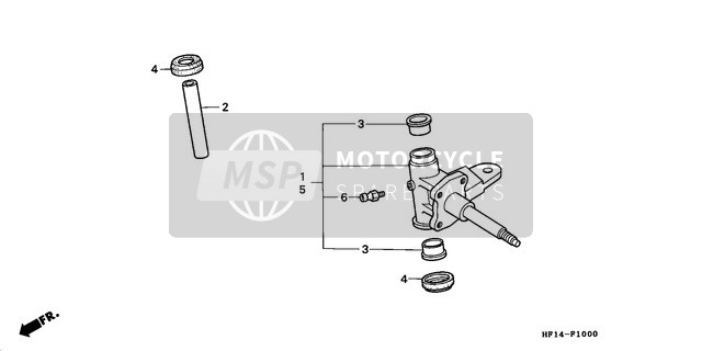 Honda TRX200D 1993 Articulation pour un 1993 Honda TRX200D