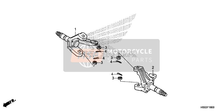 Honda TRX250TM 2016 Articulation pour un 2016 Honda TRX250TM