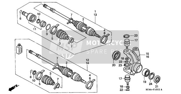 Knuckle (TRX300FW)