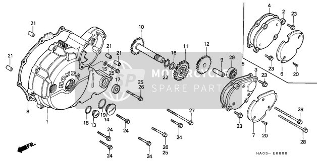 13111122000, Pin, Piston, 10X33, Honda, 0