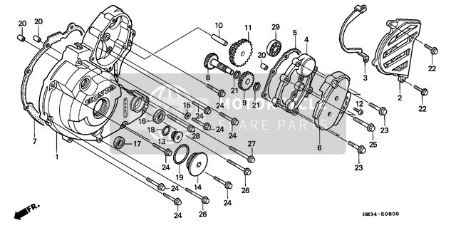 Left Crankcase Cover