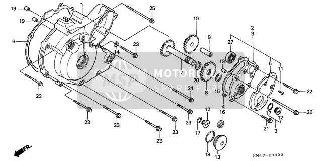 Left Crankcase Cover