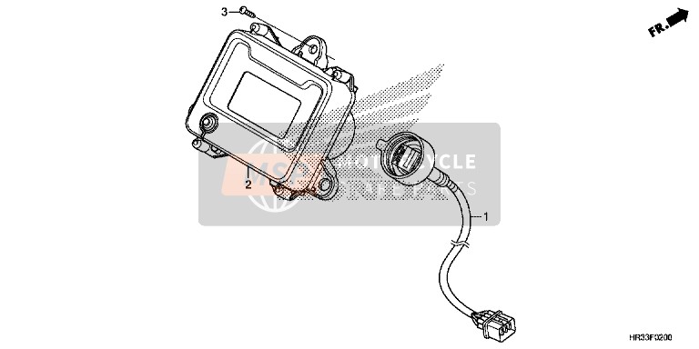 37200HR3A11, Meter Assy., Combination, Honda, 0