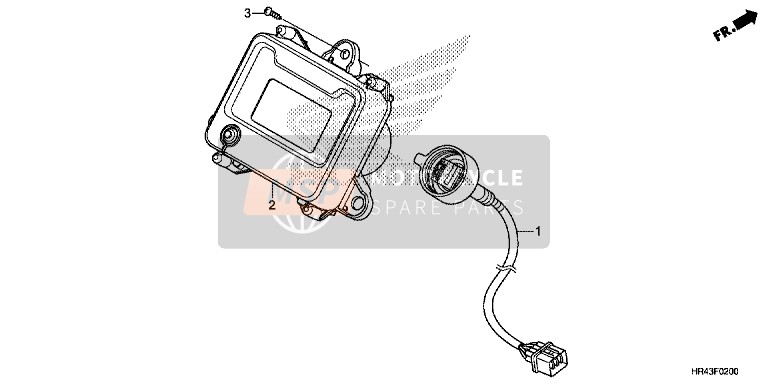 Honda TRX500FE1 2014 Meter for a 2014 Honda TRX500FE1