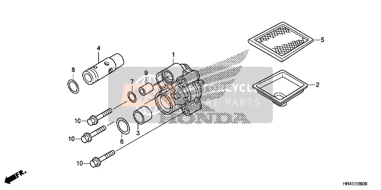 Honda TRX500FE1 2017 Ölpumpe für ein 2017 Honda TRX500FE1