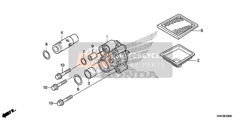 Honda TRX500FM1 2015 Ölpumpe für ein 2015 Honda TRX500FM1