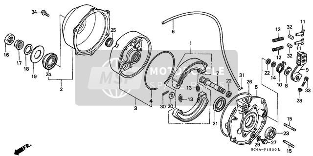 Rear Brake Panel