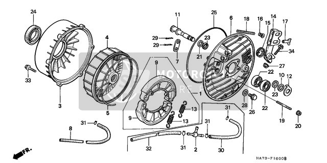 Rear Brake Panel