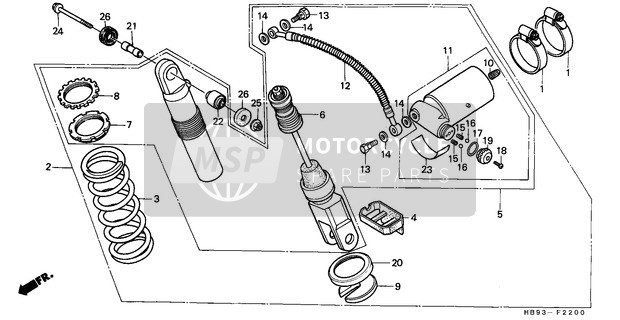 90158MG3000, Boulon 10 X 70, Honda, 1