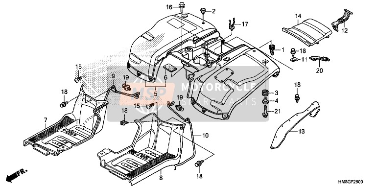 90119HA7670, Clamp, Harness, Honda, 4