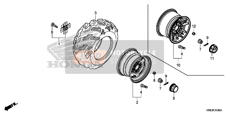 Ruota posteriore