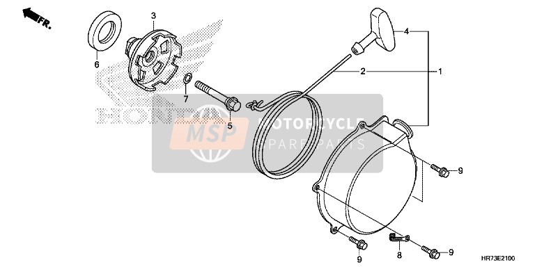 Honda TRX420FA5 2015 Rinculo Antipasto per un 2015 Honda TRX420FA5