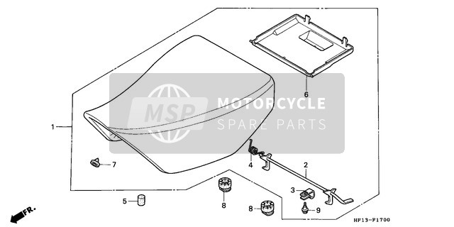 Honda TRX200D 1991 posto a sedere per un 1991 Honda TRX200D