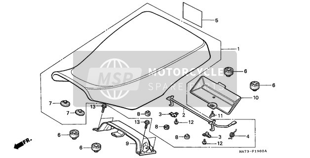 963000601000, Bolt, Flange, 6X10, Honda, 1