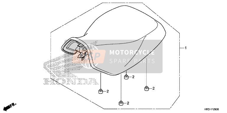 Honda TRX420FA1 2017 Asiento para un 2017 Honda TRX420FA1