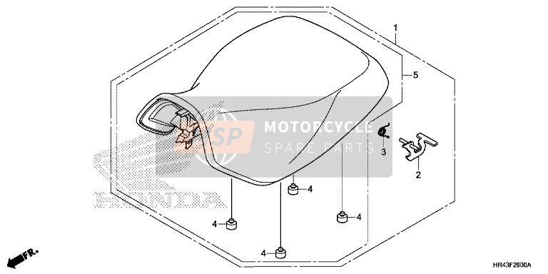 Honda TRX500FM2 2014 Siège pour un 2014 Honda TRX500FM2