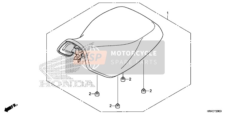 Honda TRX500FM2 2017 posto a sedere per un 2017 Honda TRX500FM2