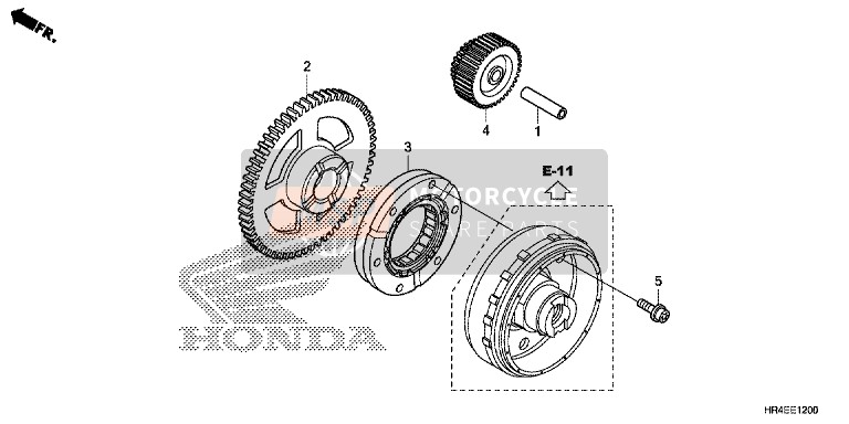 Honda TRX500FM1 2017 Starting Gear for a 2017 Honda TRX500FM1