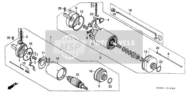 31205HA0682, Bolt, Through, Honda, 0